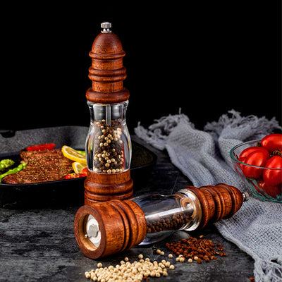 Salt and Pepper Mills in Solid Wood | OpalDwell - OpalDwell