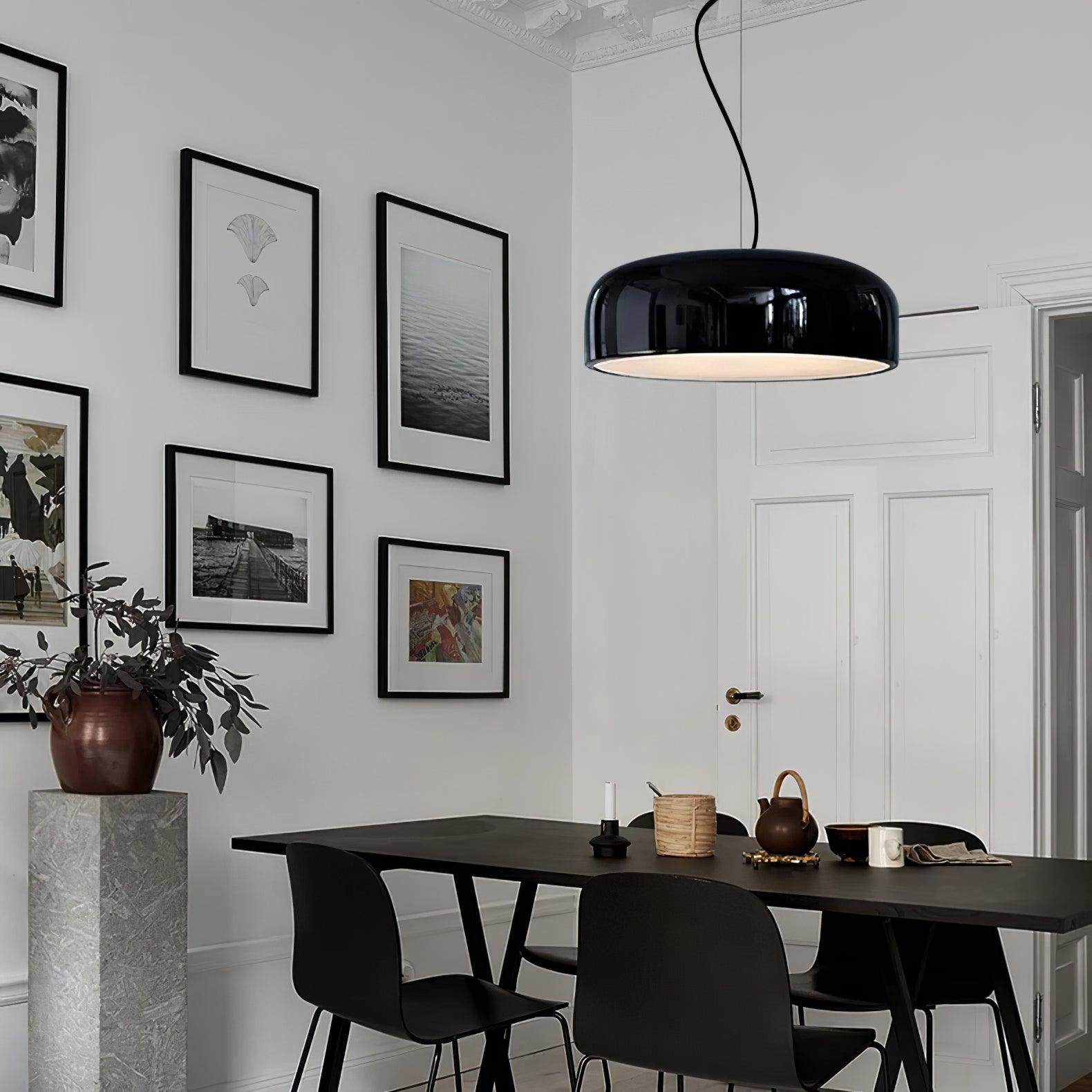 AstraLume Ceiling Pendant Light With Sleek Glow Design - OpalDwell
