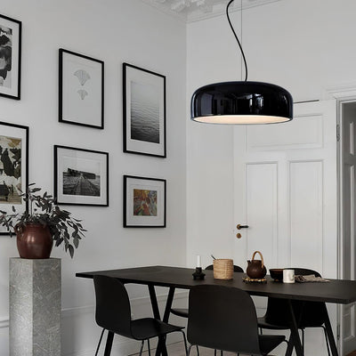 AstraLume Ceiling Pendant Light With Sleek Glow Design - OpalDwell