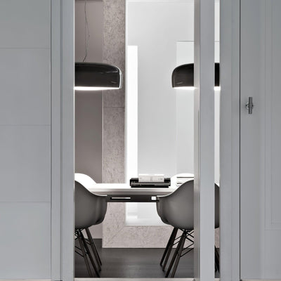 AstraLume Ceiling Pendant Light With Sleek Glow Design - OpalDwell