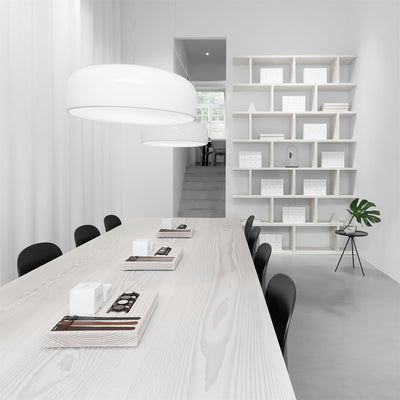 AstraLume Ceiling Pendant Light With Sleek Glow Design - OpalDwell