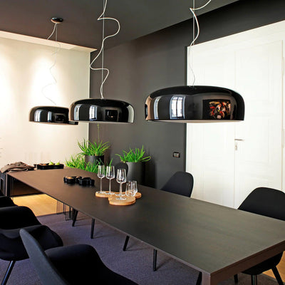 AstraLume Ceiling Pendant Light With Sleek Glow Design - OpalDwell