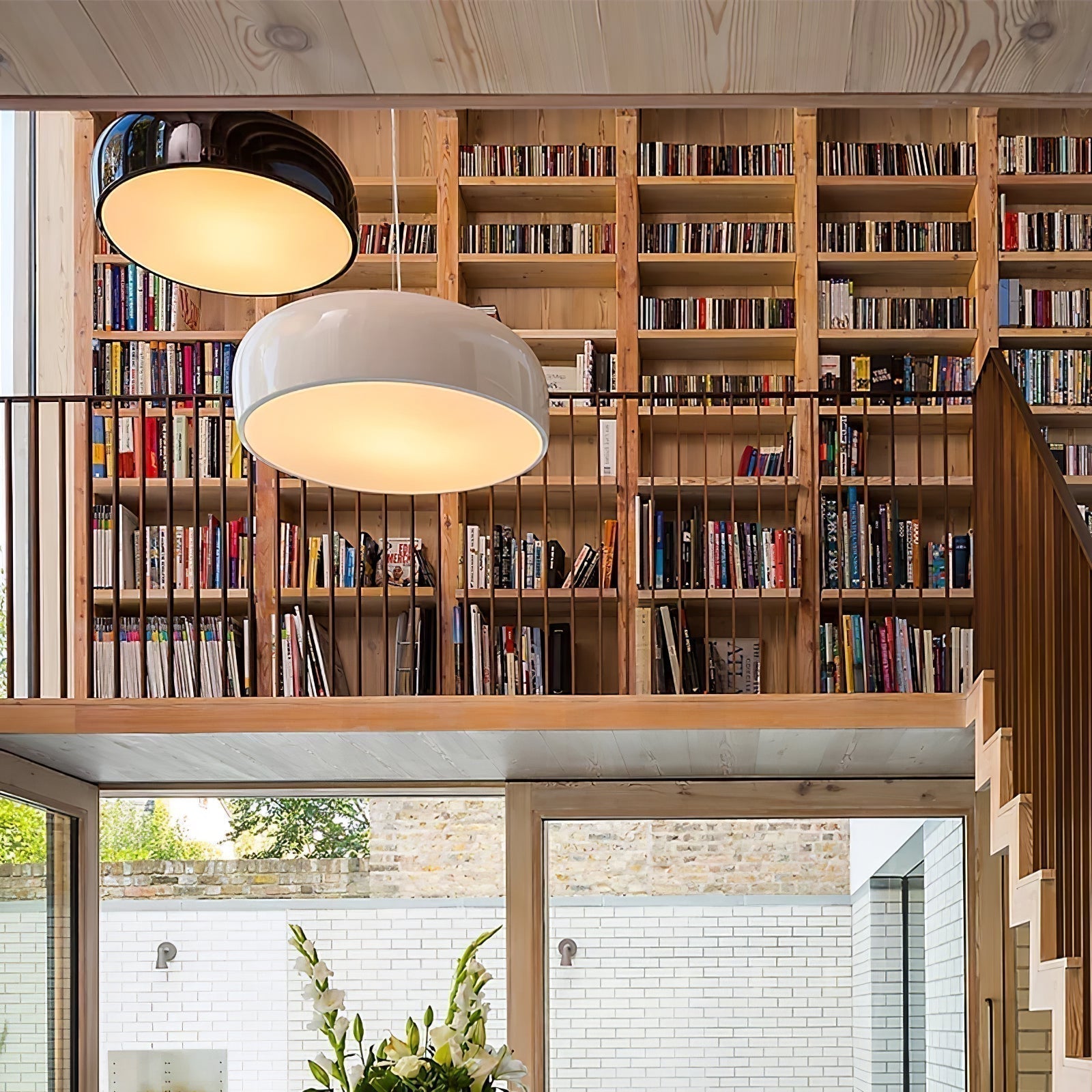 AstraLume Ceiling Pendant Light With Sleek Glow Design - OpalDwell