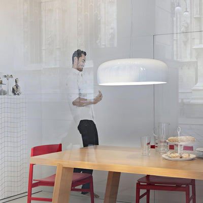 AstraLume Ceiling Pendant Light With Sleek Glow Design - OpalDwell