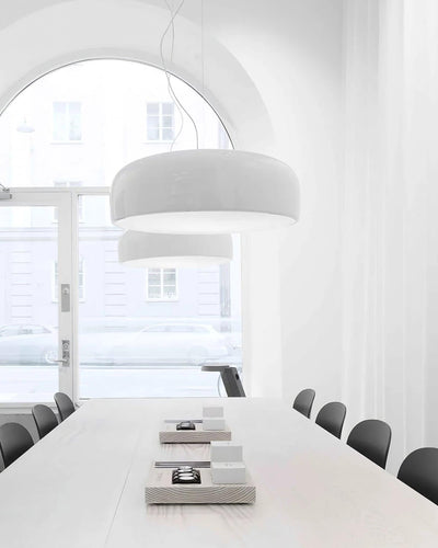 AstraLume Ceiling Pendant Light With Sleek Glow Design - OpalDwell