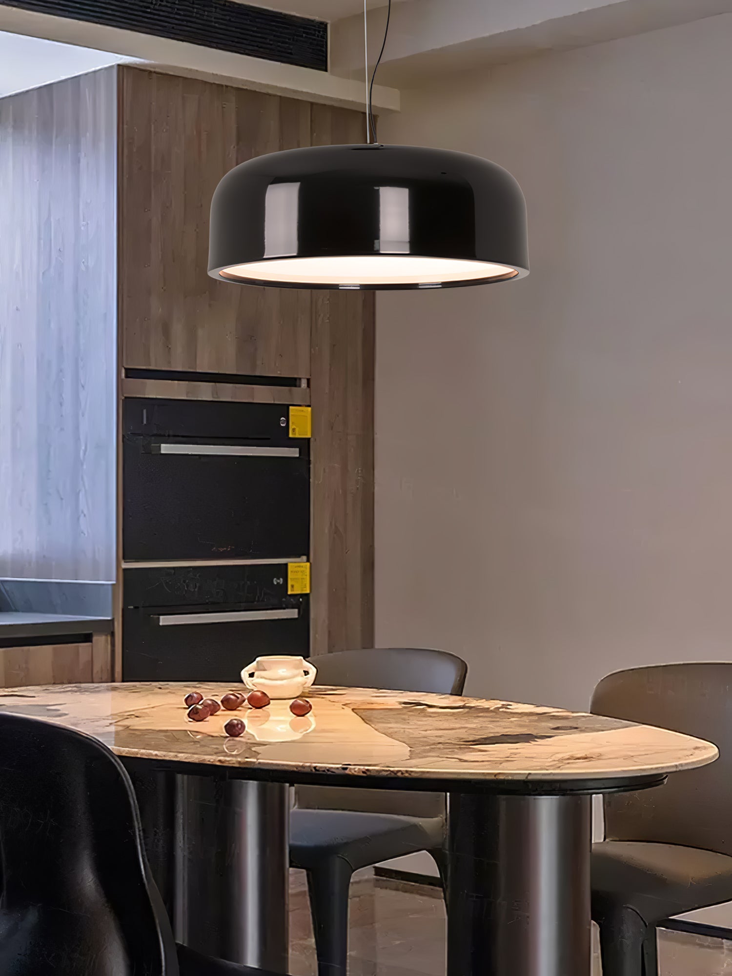 AstraLume Ceiling Pendant Light With Sleek Glow Design - OpalDwell
