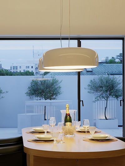 AstraLume Ceiling Pendant Light With Sleek Glow Design - OpalDwell