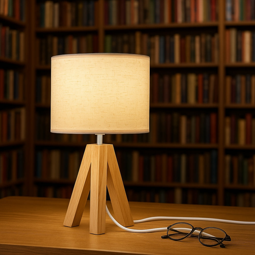 The Minimalist Table Lamp With An Elegant Tripod Stand - OpalDwell