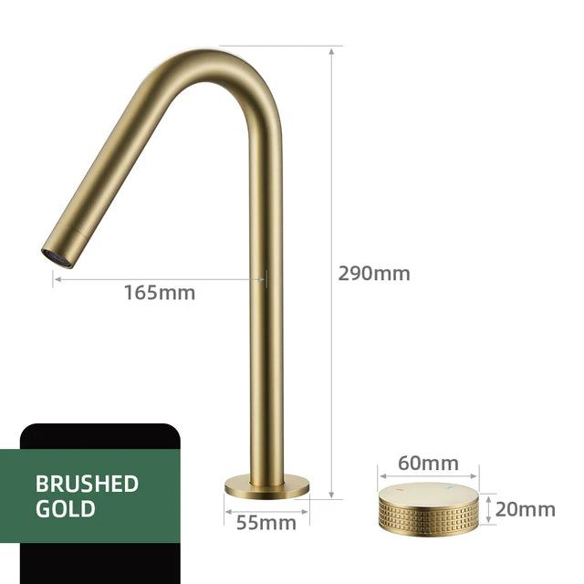 NexaFlow Basin Faucet | Single-Handle with 360° Spout OpalDwell