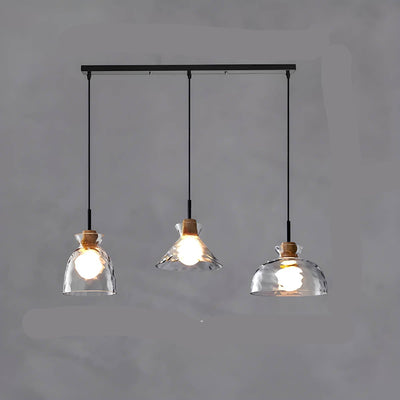 Elora Glass Chandelier | Minimalist Elegant Illumination - OpalDwell