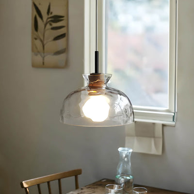 Elora Glass Chandelier | Minimalist Elegant Illumination - OpalDwell