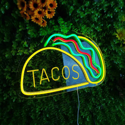 NibbleGlow Neon Night Light Colorful Fast Food Sign - OpalDwell