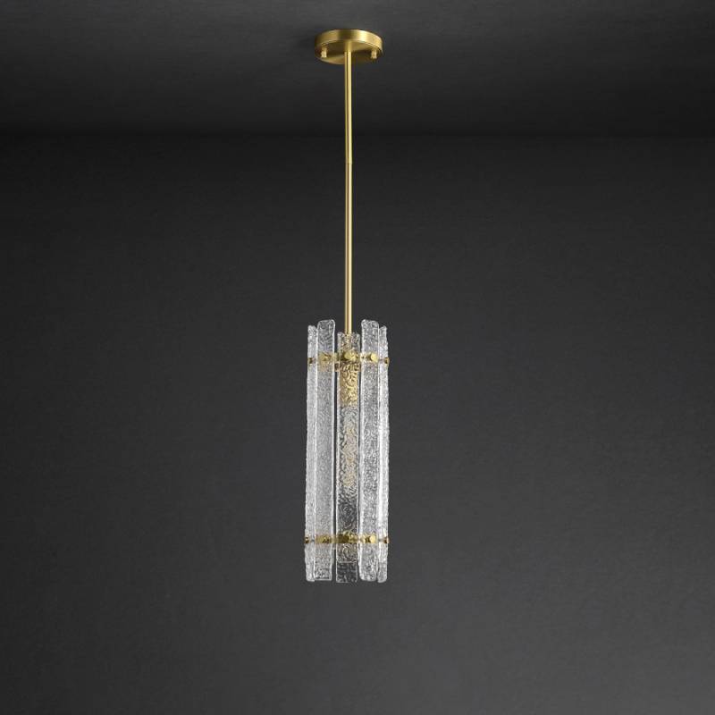 Luma Crystal Pendant Light, Modern Decorative Ceiling Fixture OpalDwell