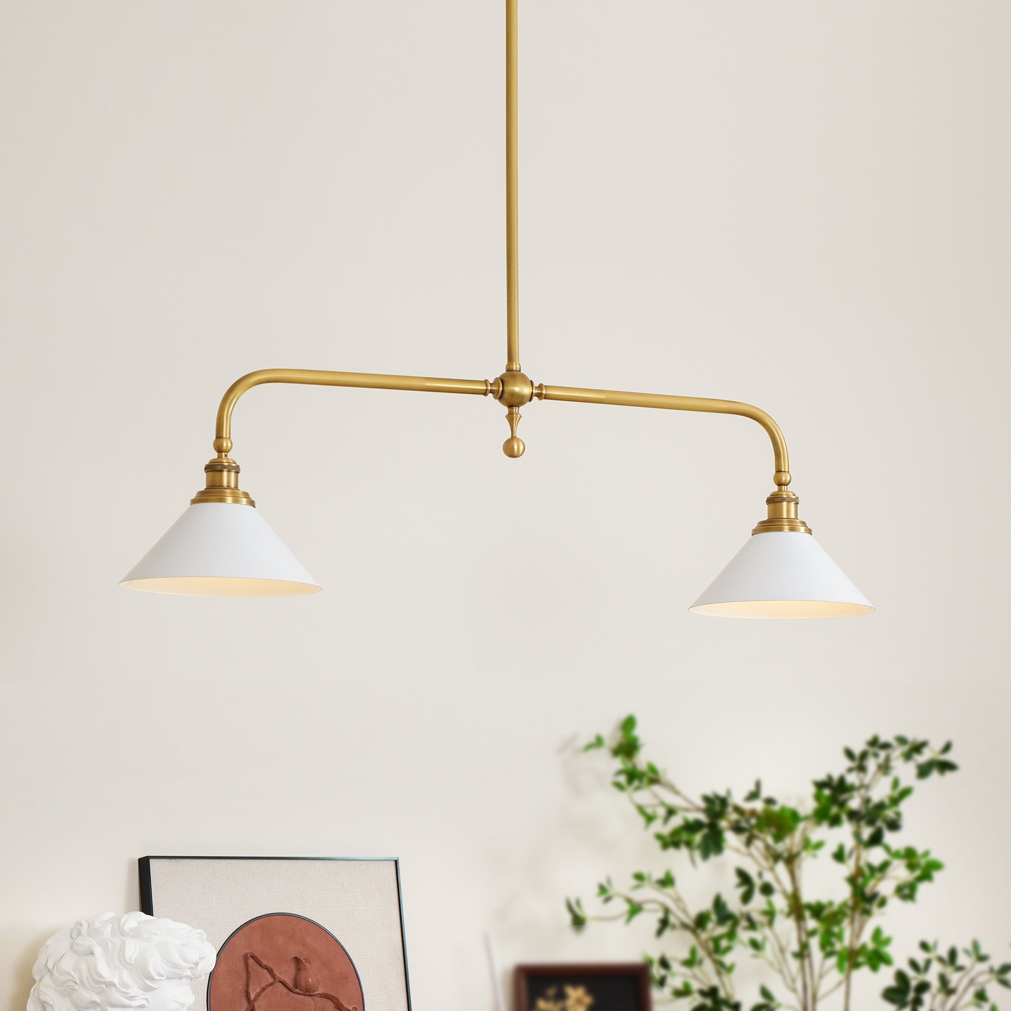AstraVex Vintage Glass Pendant Light With White Shade OpalDwell