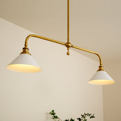 AstraVex Vintage Glass Pendant Light With White Shade OpalDwell