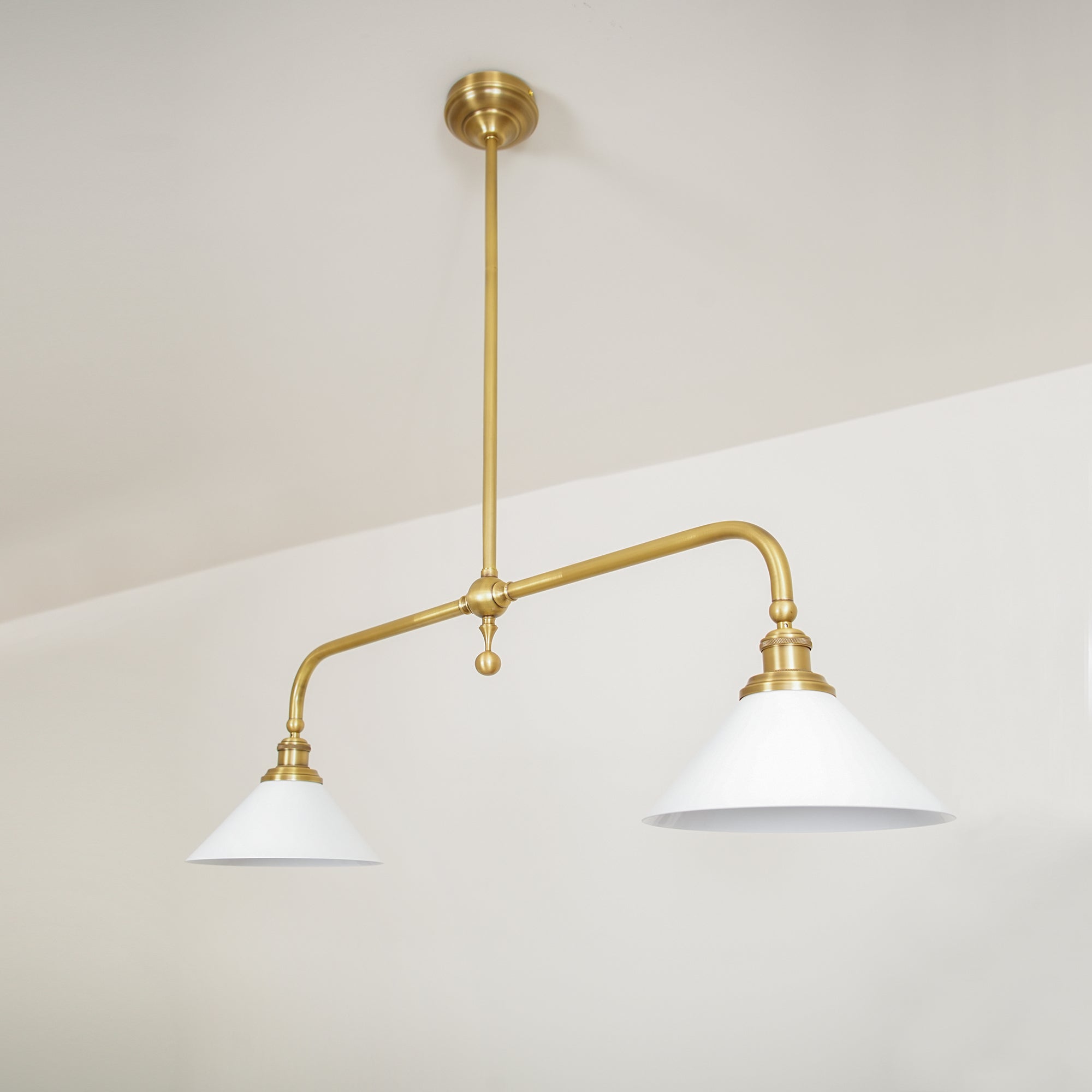 AstraVex Vintage Glass Pendant Light With White Shade OpalDwell