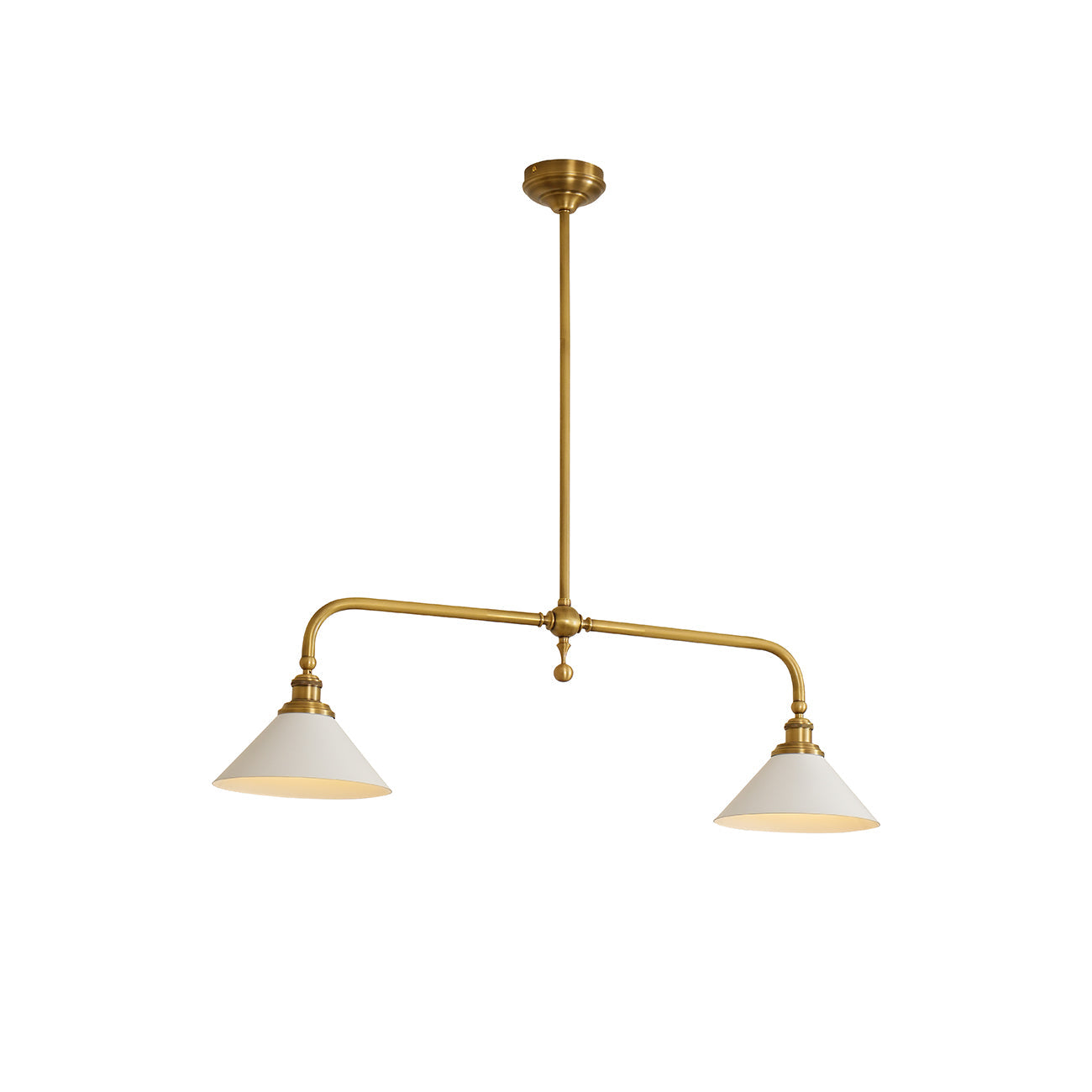 AstraVex Vintage Glass Pendant Light With White Shade OpalDwell