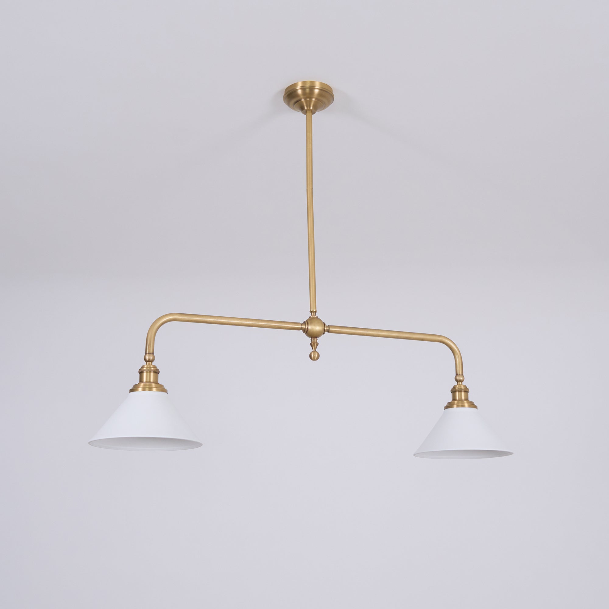 AstraVex Vintage Glass Pendant Light With White Shade OpalDwell