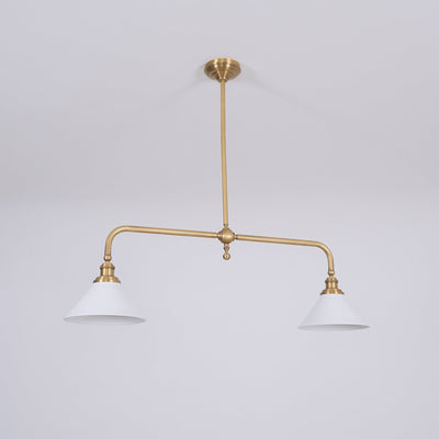 AstraVex Vintage Glass Pendant Light With White Shade OpalDwell