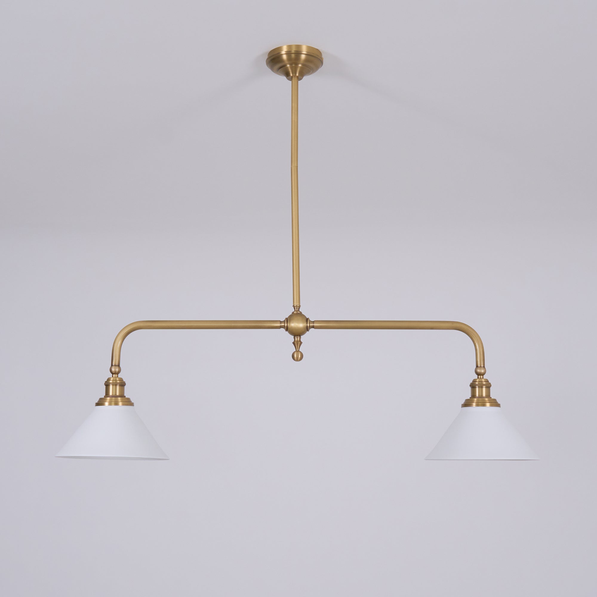 AstraVex Vintage Glass Pendant Light With White Shade OpalDwell