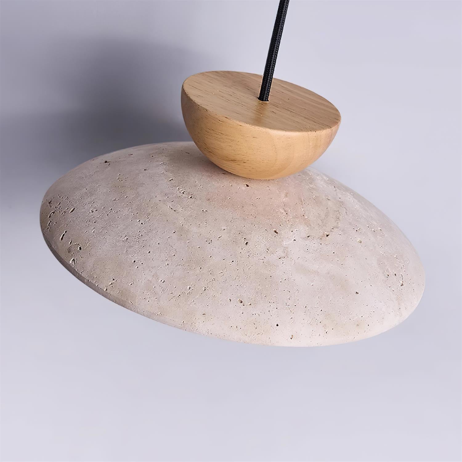 Aurea Travertine Pendant Lights for Dining and Hallways - OpalDwell
