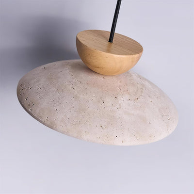 Aurea Travertine Pendant Lights for Dining and Hallways - OpalDwell