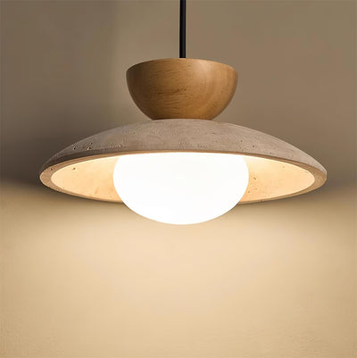 Aurea Travertine Pendant Lights for Dining and Hallways - OpalDwell