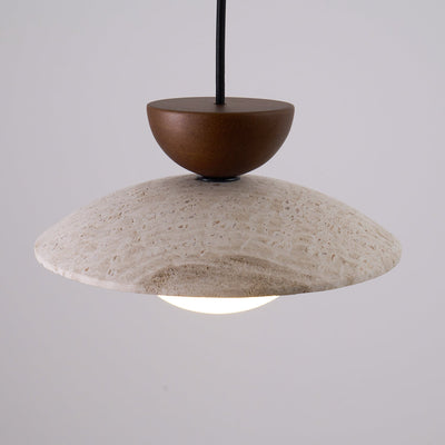 Aurea Travertine Pendant Lights for Dining and Hallways - OpalDwell
