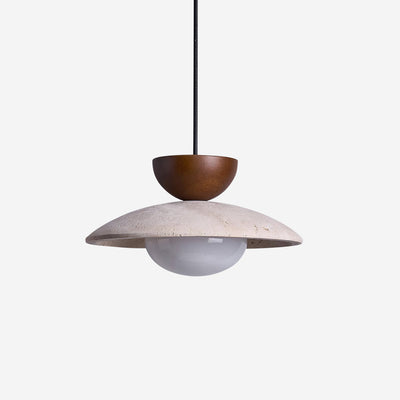 Aurea Travertine Pendant Lights for Dining and Hallways - OpalDwell