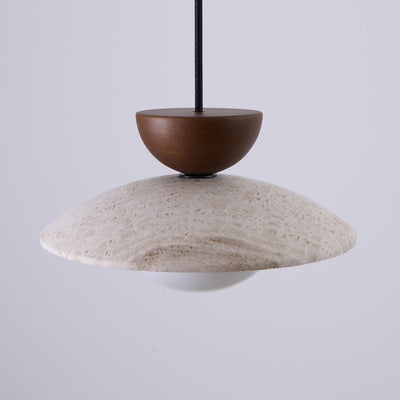 Aurea Travertine Pendant Lights for Dining and Hallways - OpalDwell