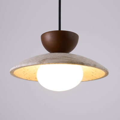 Aurea Travertine Pendant Lights for Dining and Hallways - OpalDwell