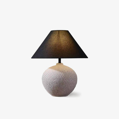 Contemporary Ceramic Ball Table Lamp With Soft Ambient Lighting For Bedrooms - OpalDwell