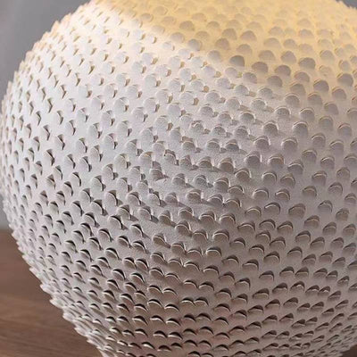 Contemporary Ceramic Ball Table Lamp With Soft Ambient Lighting For Bedrooms - OpalDwell