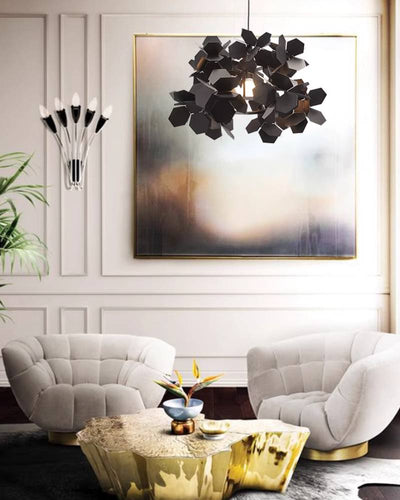 Nova Cluster Pendant Light, Contemporary Ceiling Lamp OpalDwell