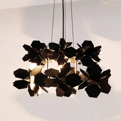 Nova Cluster Pendant Light, Contemporary Ceiling Lamp OpalDwell