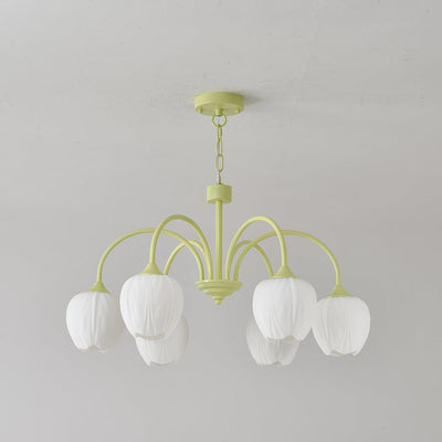 Aurelia Elegant Matcha Chandelier for Living and Dining - OpalDwell