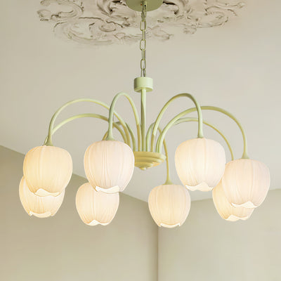 Aurelia Elegant Matcha Chandelier for Living and Dining - OpalDwell