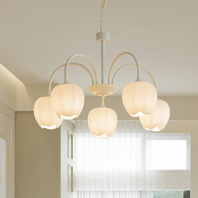 Aurelia Elegant Matcha Chandelier for Living and Dining - OpalDwell
