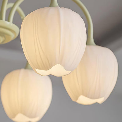 Aurelia Elegant Matcha Chandelier for Living and Dining - OpalDwell