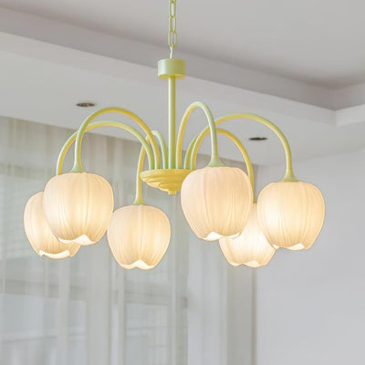 Aurelia Elegant Matcha Chandelier for Living and Dining - OpalDwell
