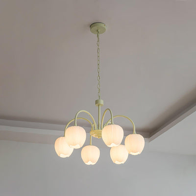 Aurelia Elegant Matcha Chandelier for Living and Dining - OpalDwell