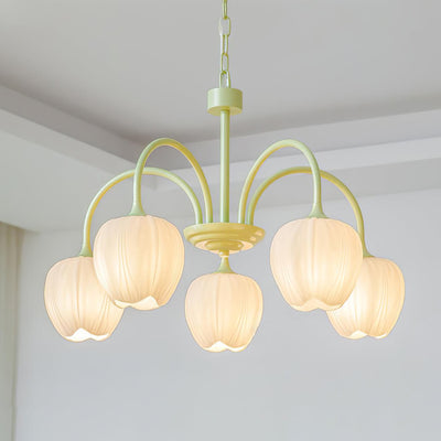 Aurelia Elegant Matcha Chandelier for Living and Dining - OpalDwell