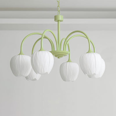 Aurelia Elegant Matcha Chandelier for Living and Dining - OpalDwell