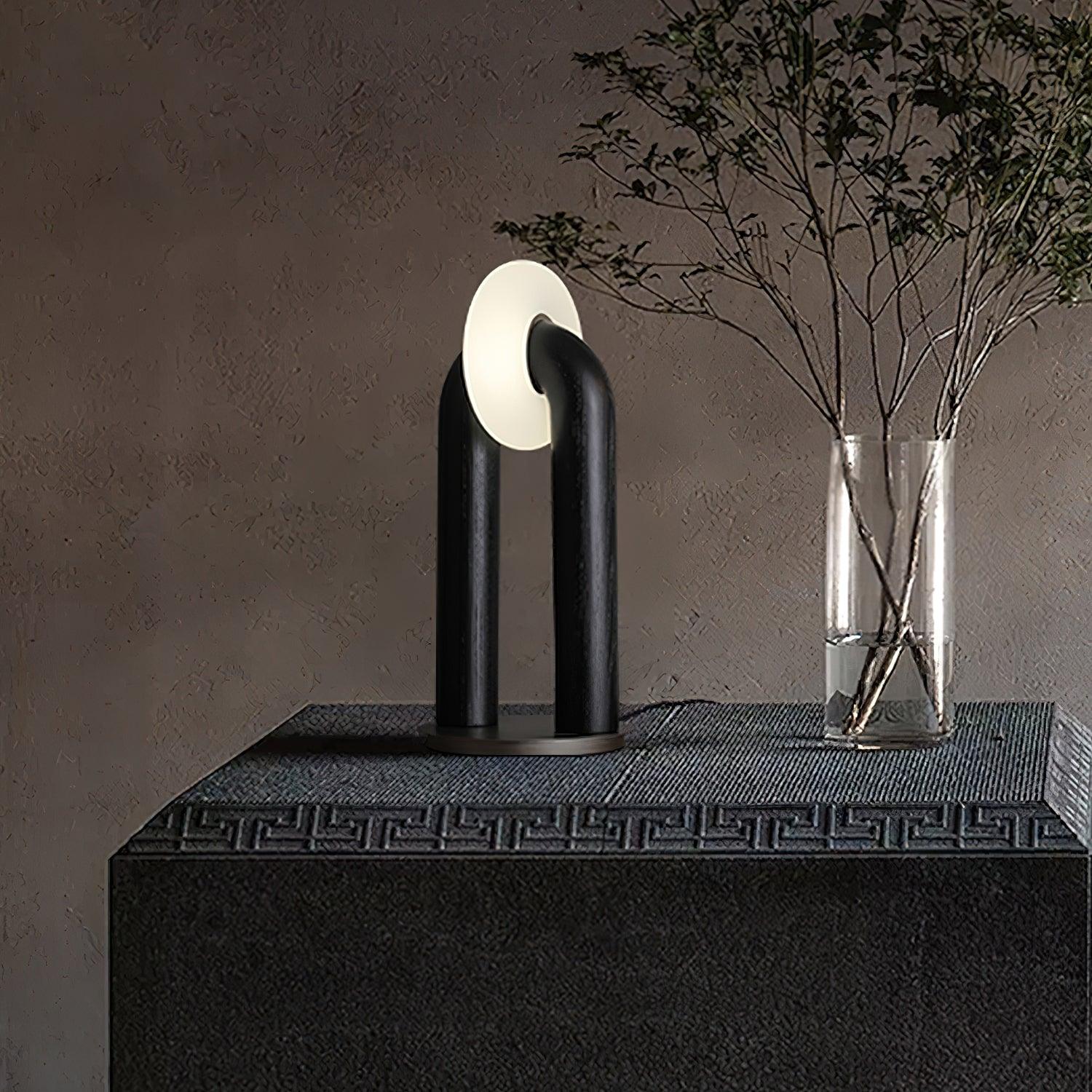 LumaArc Wireless Table Lamp With Rechargeable Battery - OpalDwell