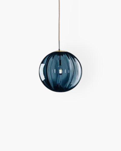 VeraLux Amber Glass Pendant Ceiling Light Vintage Warmth - OpalDwell