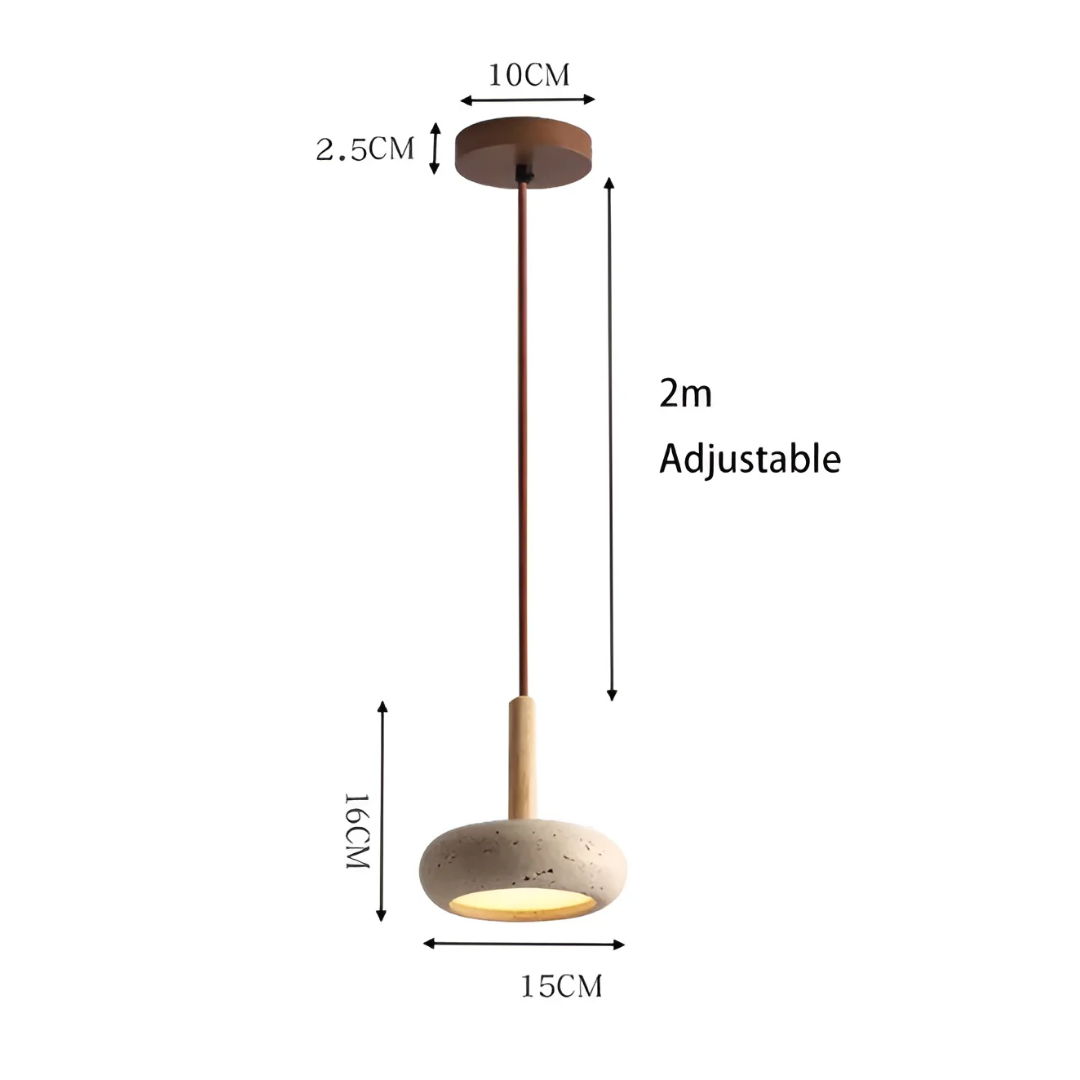 Kibo LED Pendant With Adjustable Retro Japanese Design - OpalDwell