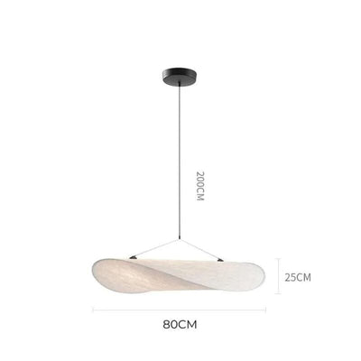 Lyra Premium Silk Leaf LED Chandelier With Nordic Glow OpalDwell