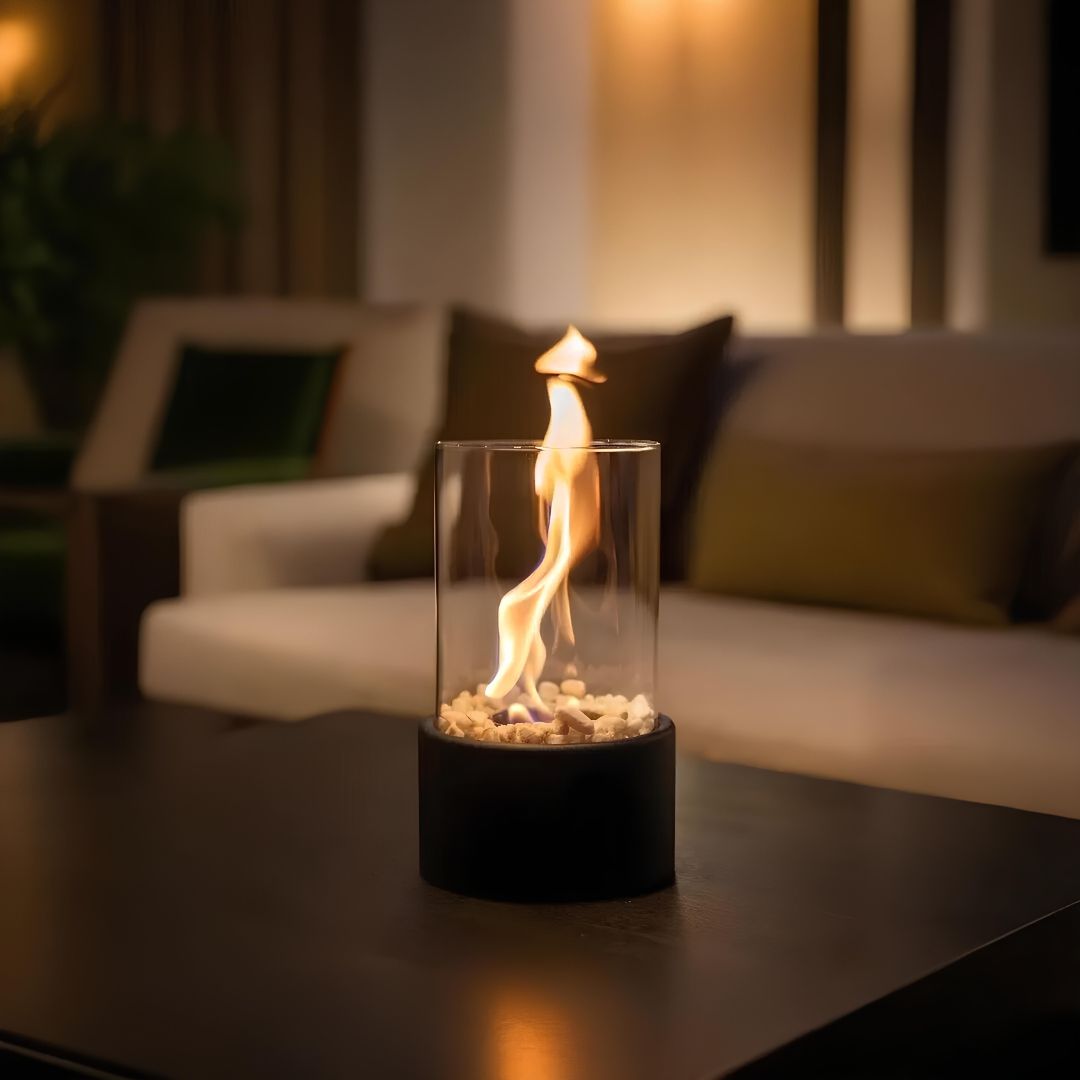 Classic Oil Lamp with Open Flame - Lumora | OpalDwell - OpalDwell