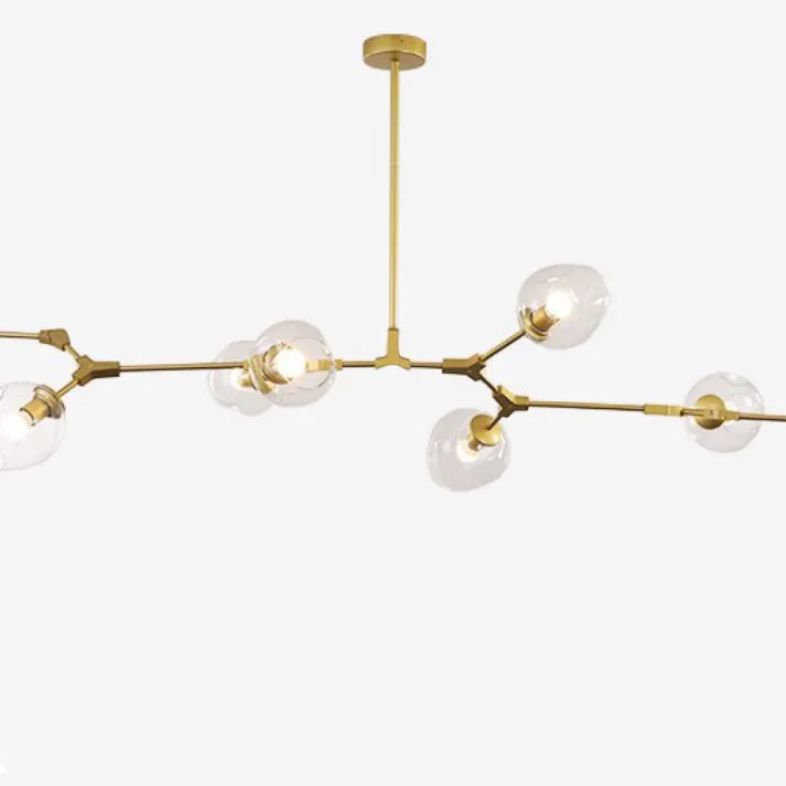 LustraNova Glass Bubble Pendant Light With Branching Arms Ambient Lighting - OpalDwell