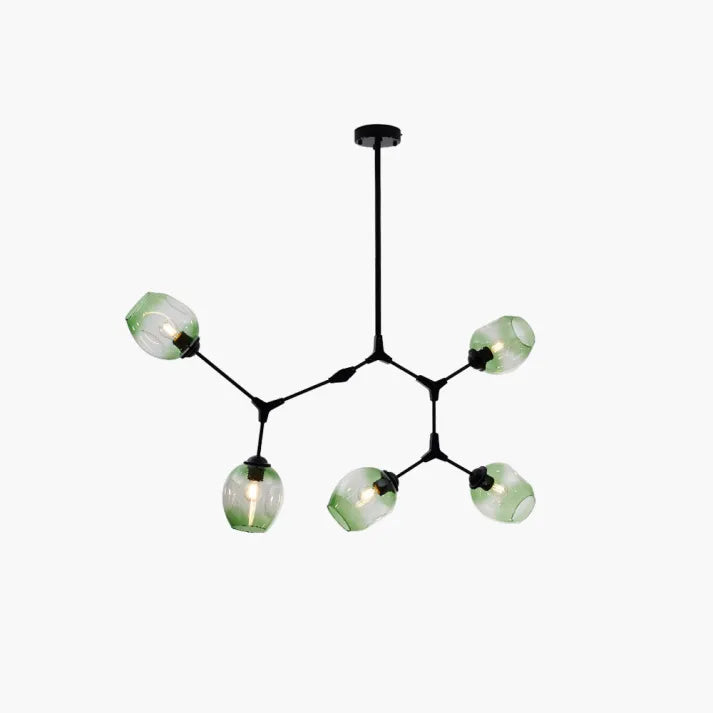 LustraNova Glass Bubble Pendant Light With Branching Arms Ambient Lighting - OpalDwell